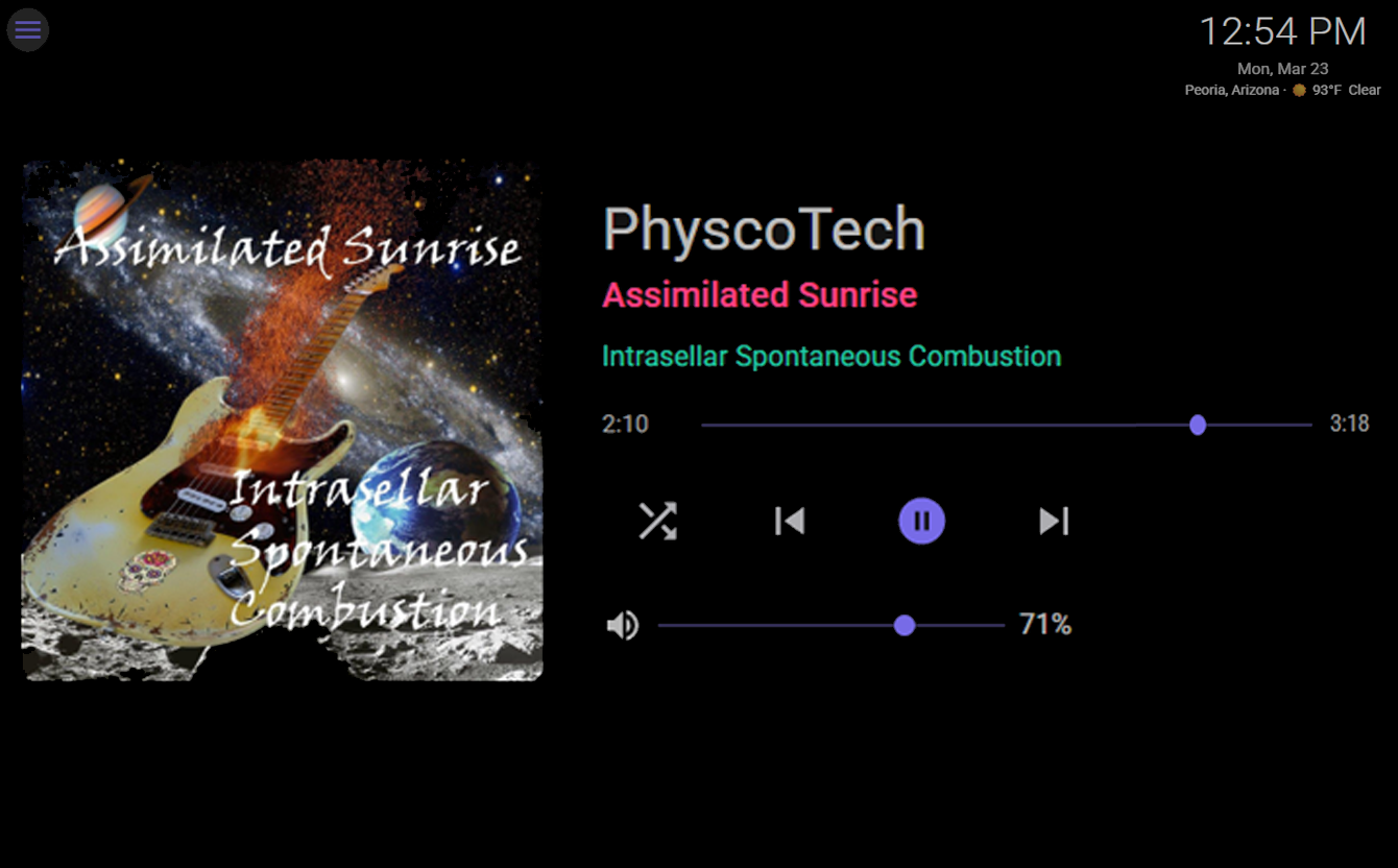 Kiosk mode — Pi touch display
